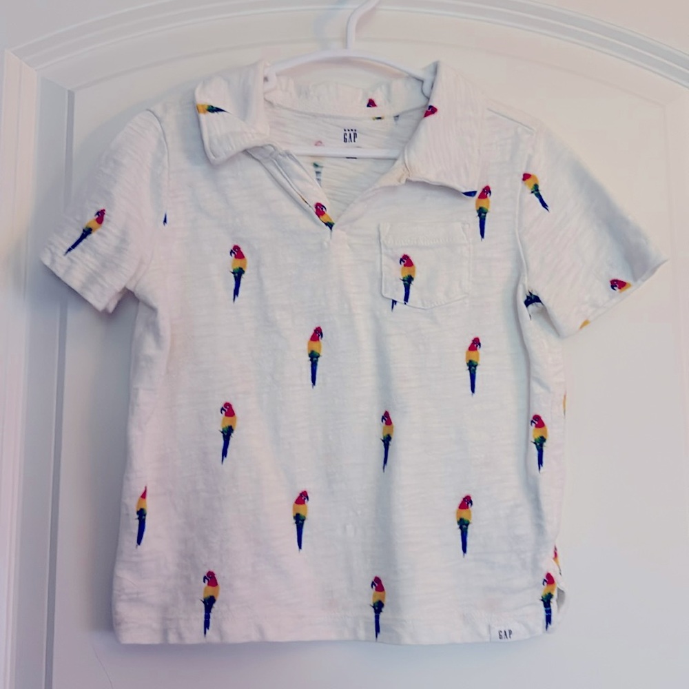 Gap cotton bird polo 18-24m
